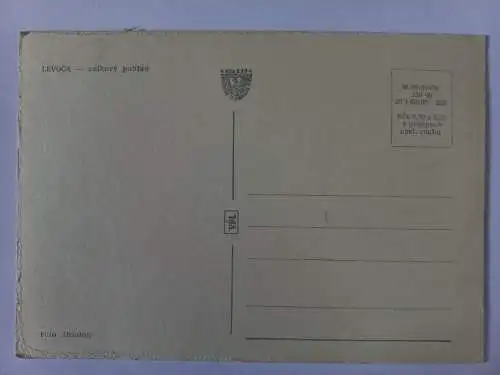 AK Postcard CPA  Slowakei Levoča ,  Leutschau, Lőcse - Panorama