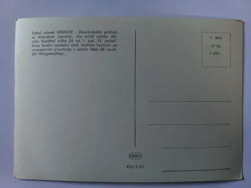 AK Postcard CPA Tschechien  Lednice - Eisgrub -  Zámek Lednice