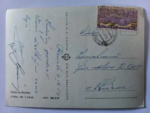 AK Postcard CPA  Tschechien Chata na Remäte