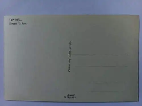 AK Postcard CPA  Slowakei Levoča ,  Leutschau, Lőcse Horná brána