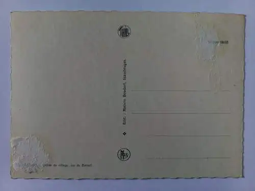 AK Postcard CPA Belgium  Stambruges - La rue de Beloeil
