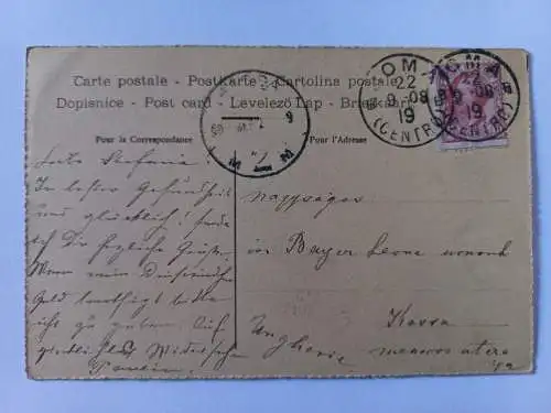 AK Postcard CPA  Italien Rom Rome Foro Romano 1919