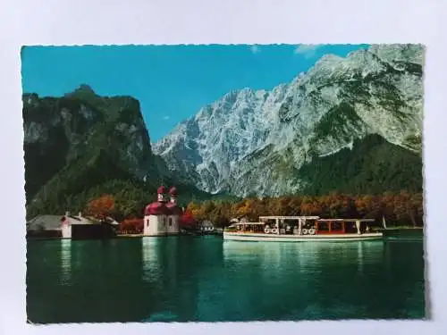 AK Postcard CPA  St. Bartholomá mit Watzmann - Ostwand