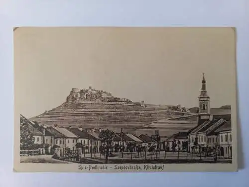 AK Postcard CPA  Slowakei SP. Podhradie - Kirchdrauf  - Szepesváralja