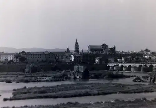 Vintage Negativ Foto Spanien Roman Bridge of Córdoba '70s