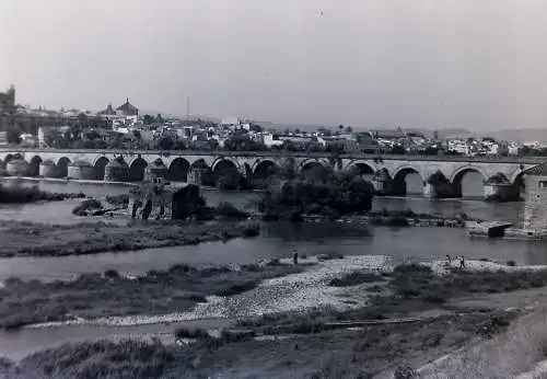 Vintage Negativ Foto Spanien Roman Bridge of Córdoba '70s