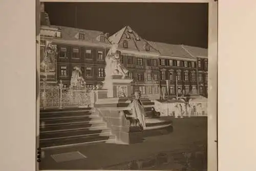 Vintage Negativ Foto Graz, Innenstadt 1960s 6x6cm