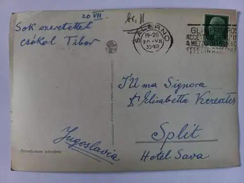 AK Postcard CPA  Italien, Salerno Panorama
