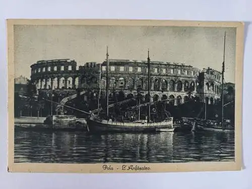 AK Postcard CPA  Amphitheater Pula - Pola Arena - Kroatien