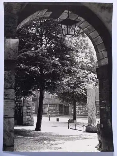 Vintage Foto DDR Nordhausen vom Rathaus zum Mahnmal Grossformat 23x17 cm