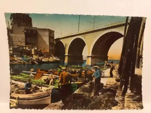 AK Postcard CPA Marseille Vallon des Aufles