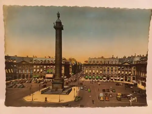 AK Postcard CPA Paris  Place et colonne Vendóme