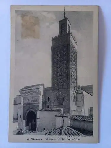 AK Postcard CPA Tiemcen - Moschee Sidi Boumédine Algerien