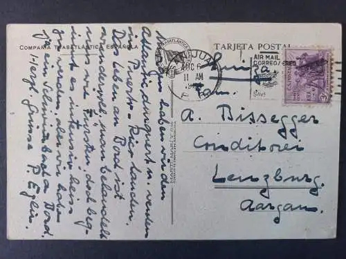AK Postcard CPA MarQues de Comillas CompaÑia Transatlatica ESPAÑOLA