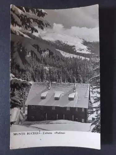 AK Postcard CPA Rumänien Muntii Bucegi - Cabana - Padina -