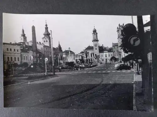Vintage Foto Slowakei - Banská Bystrica Strassenszene  1960s