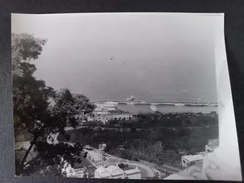 Vintage Foto Italien -  Golf von Neapel - Hafen - Port 1960s