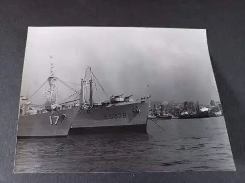 Vintage Foto Italien - Golf von Neapel - Napoli - Hafen Port Schiffe  1960s