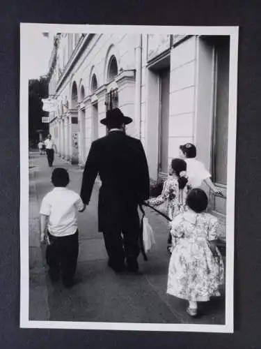 Vintage Foto Bruno Bourel - Unterwegs zur Schule