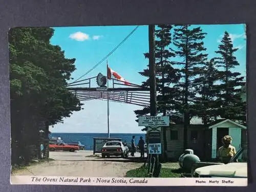 AK Postcard CPA Kanada, The Ovens Natural Park - Nova Scotia 1984