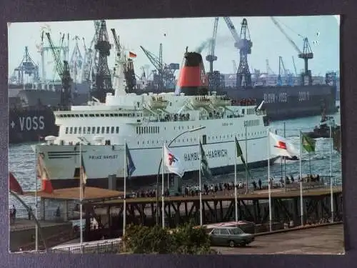 AK Postcard CPA Deutschland, MS Prinz Hamlet DFDS Prinzenlinien 1984