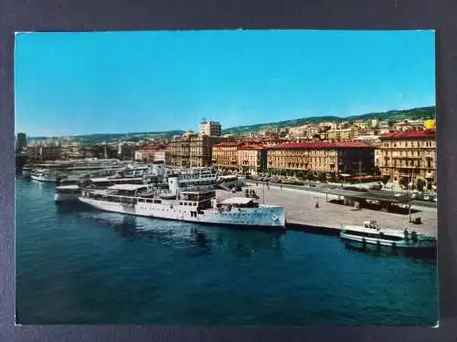 AK Postcard CPA Rijeka- Hafen 1969