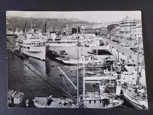 AK Postcard CPA Rijeka- Hafen 1964