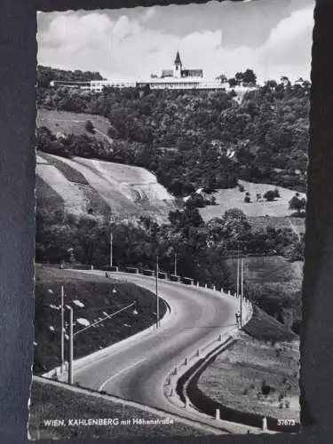 AK Postcard CPA Wien Kahlenberg mit Höhenstrasse