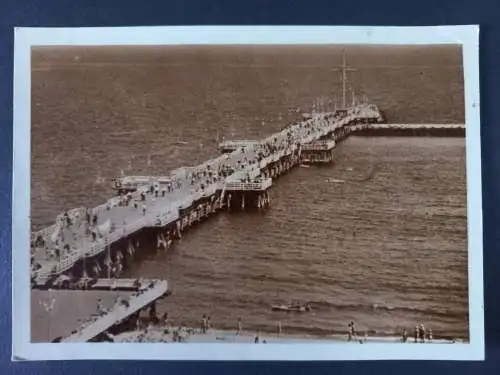 AK Postcard CPA Poland Sopot Molo 1965