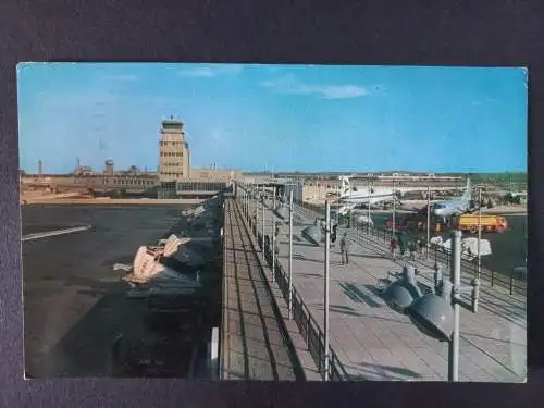 AK Postcard CPA Cleveland Hopkins Airport 1958