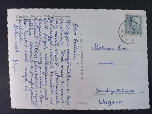 AK Postcard CPA Schweden Göteborg Strassenszene