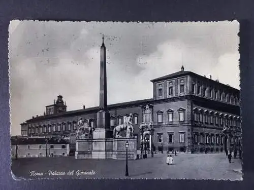 AK Postcard CPA  Italien Rom, Roma Palazzo del Guirinale 1956