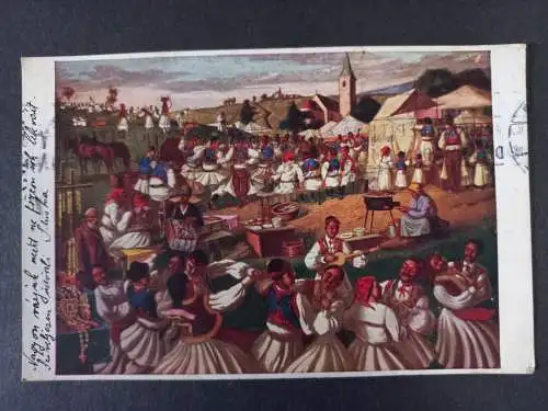 AK Postcard CPA  Kroatische Nationaltracht - 1936