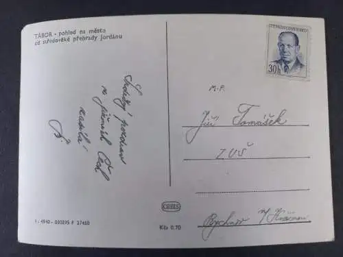 AK Postcard CPA  Tschechoslowakei  Tabor -