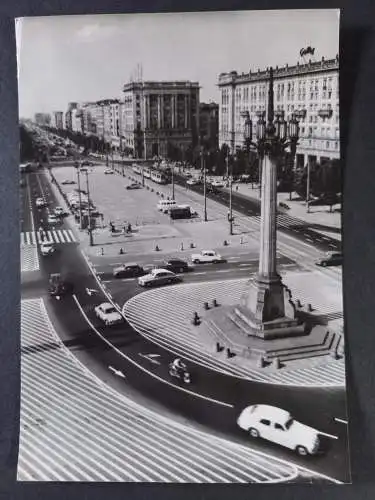 AK Postcard CPA Polen - Warschau - Plac Konstytucji 1966