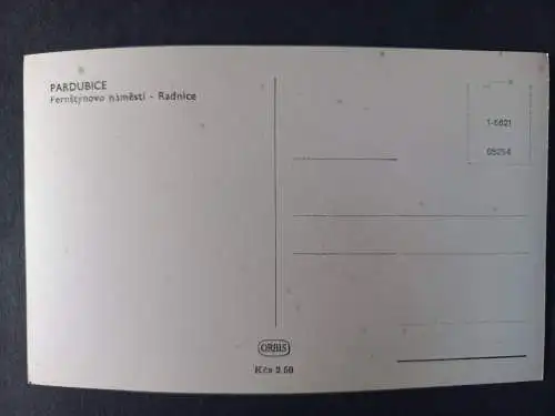 AK Postcard CPA Tschechien Pardubice  Pardubitz Radnice - Rathaus