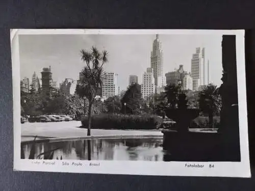 AK Postcard CPA Brasilien Sao Paolo - Vista Parcial 1957