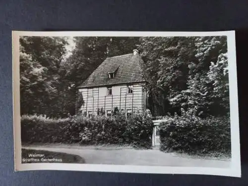 AK Postcard CPA Deutschland Weimar - Goethes Gartenhaus