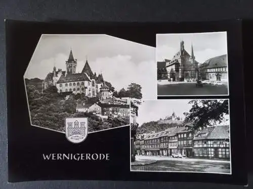 AK Postcard CPA Deutschland Wernigerode 1962