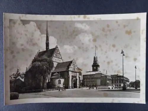 AK Postcard CPA Tschechien Pardubice Stalingradské náměstí