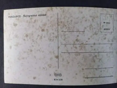 AK Postcard CPA Tschechien Pardubice Stalingradské náměstí
