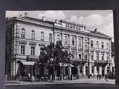 AK Postcard CPA Slowakei  Košice Kassa Kaschau Hotel Slovan 1962
