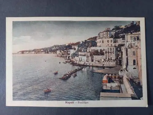 AK Postcard CPA Italien Neapel - Italy Napoli Capo di Posillipo