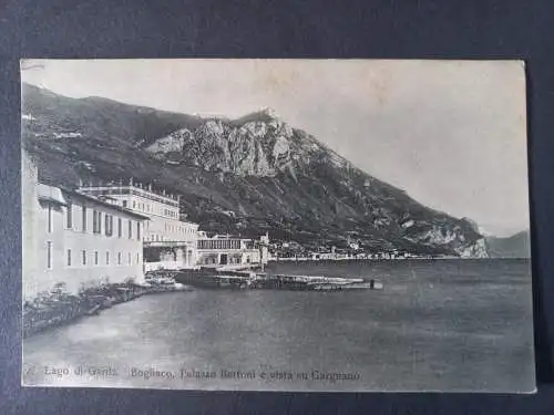 AK Postcard CPA Italien Lago di Garda Bogliaco Palazzo Bettoni Gargnano