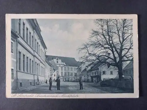 AK Postcard CPA Österreich  Steiermark ST. Lambrecht Marktplatz