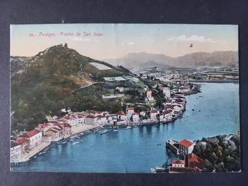 AK Postcard CPA Brasilien Pasages -  Puerto de San Juan