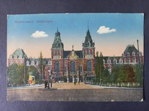 AK Postcard CPA Niederlande Amsterdam Rijskmuseum