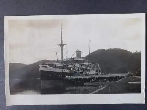 AK Postcard CPA VAN OUTHOORN Dutch transport ship 1931