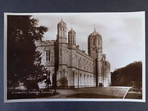 AK Postcard CPA Valentine's Postcards Galway - University College