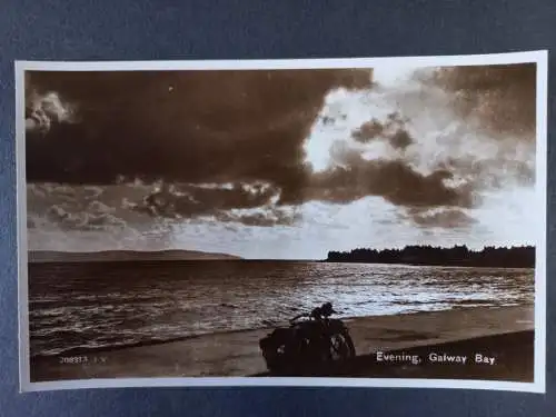 AK Postcard CPA Valentine's Postcards Galway - Evening, Galway Bay